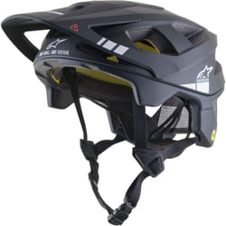 Alpinestars Vector Tech A1 Casque de vélo, noir-gris, taille S pour Hommes