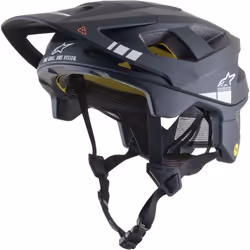 Alpinestars Vector Tech A1 Casque de vélo, noir-gris, taille S pour Hommes