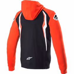 Alpinestars Honda Sweat à capuche Zip, noir-rouge, taille L pour Hommes