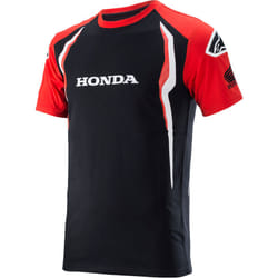 Alpinestars Honda t-shirt, noir-rouge, taille 4XL pour Hommes
