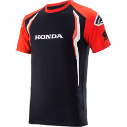 Alpinestars Honda t-shirt, noir-rouge, taille 4XL pour Hommes