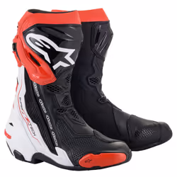 Alpinestars 2220021-123-43, Mâle, Adulte, Bottes de course, Noir, Rouge, Blanc