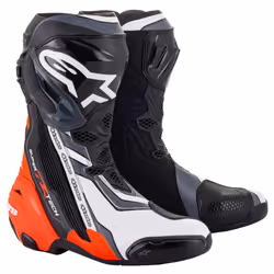 Alpinestars 2220021-1329-48, Mâle, Adulte, Bottes de course, Noir, Gris, Rouge, Blanc