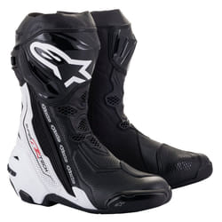 Alpinestars 2220121-12-43 Chaussure de moto Mâle Adulte Noir, Blanc