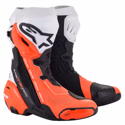 Alpinestars 2220121-124-40, Mâle, Adulte, Bottes de course, Noir, Rouge, Blanc