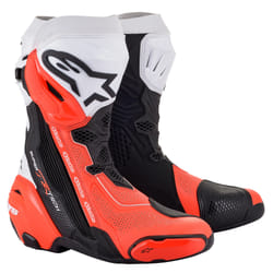 Alpinestars 2220121-124-46 Chaussure de moto Mâle Adulte Noir, Rouge, Blanc