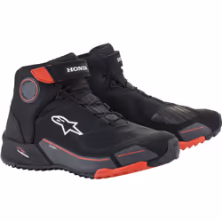 Alpinestars Honda CR-X Drystar Chaussures de moto, noir-gris-rouge, taille 41 pour Hommes