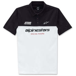 Alpinestars Astars Paddock Polo, noir-blanc, taille S pour Hommes