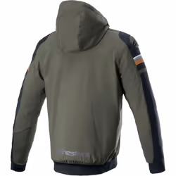 Alpinestars Sektor V2 Hoodie de moto, noir-vert, taille M pour Hommes