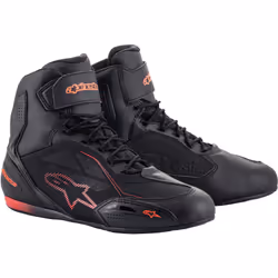 Alpinestars Faster-3 DryStar Chaussures de moto, noir-rouge, taille 45 46 pour Hommes