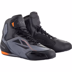 Alpinestars Faster-3 DryStar Chaussures de moto, noir-gris, taille 42 pour Hommes