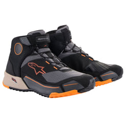 Alpinestars 2611820-1284-8.5 Chaussure de moto Mâle Adulte Noir, Marron, Orange