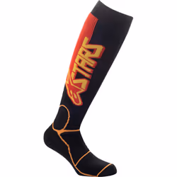 Alpinestars MX Pro Chaussettes Motocross, noir-rouge-jaune, taille S pour Hommes