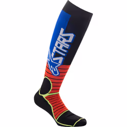 Alpinestars MX Pro Chaussettes Motocross, noir-rouge-jaune, taille S pour Hommes