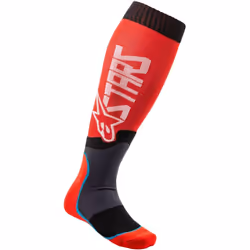 Alpinestars MX Plus-2 Chaussettes Motocross, noir-rose, taille S pour Hommes