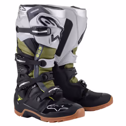 Alpinestars 2012114-1916-7, Mâle, Adulte, Noir, Vert, Argent