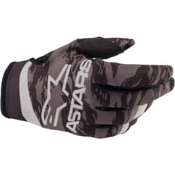 Alpinestars Radar Gants de motocross pour les jeunes, noir-gris, taille M