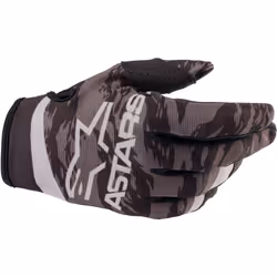 Alpinestars Radar Gants de motocross pour les jeunes, noir-gris, taille M