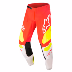 Alpinestars 3741022-3025-26, Mâle, Rouge, Blanc, Jaune, Adulte