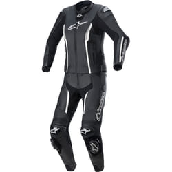 Alpinestars Stella Missile V2 Costume en cuir femme deux pièces, noir-blanc, taille 48 pour Femmes