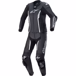 Alpinestars Stella Missile V2 Costume en cuir femme deux pièces, noir-blanc, taille 50 pour Femmes