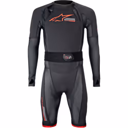 Alpinestars Tech-Air 10 Race System Combinaison airbag, noir-rouge, taille 2XL pour Hommes