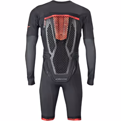 Alpinestars Tech-Air 10 Race System Combinaison airbag, noir-rouge, taille 2XL pour Hommes
