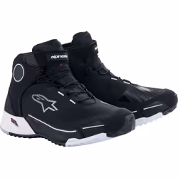 Alpinestars CR-X Drystar Chaussures de moto, noir-blanc, taille 45 pour Hommes
