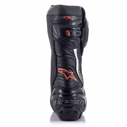 Alpinestars Supertech R Bottes de moto, noir-rouge-jaune, taille 41 pour Hommes