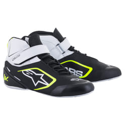 Alpinestars 2712022-125-3.5 Chaussure de moto Mâle Adulte Noir, Blanc, Jaune