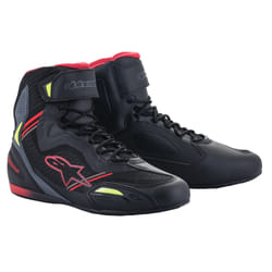 Alpinestars 2510319-136-9 Chaussure de moto Mâle Adulte Noir, Rouge, Jaune