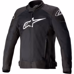 Alpinestars T-SP X Superair Veste textile de moto, noir-blanc, taille L pour Hommes