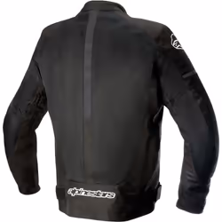 Alpinestars T-SP X Superair Veste textile de moto, noir-blanc, taille L pour Hommes