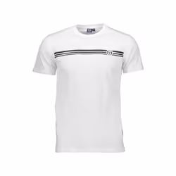 Tee shirt en coton stadium stripe  -  Sergio tacchini - Homme
