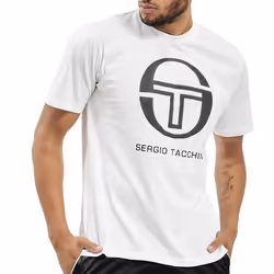 Tee shirt Homme SERGIO TACCHINI - Coupe Regular - Manches courtes - Col classique - Blanc