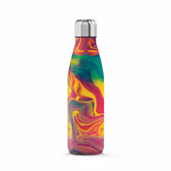 The Steel Bottle Fantasy Series, 500 ml, Utilisation quotidienne, Multicolore, Acier inoxydable, Smoky Colors, Bouchon à vis