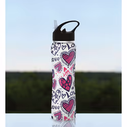 The Steel Bottle TSBMW44LOV Utilisation quotidienne 500 ml Acier Multicolore