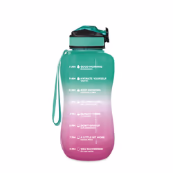 The Steel Bottle 8059304665370, 2200 ml, Utilisation quotidienne, Vert, Rose, Tritan, 296 mm, 10,8 cm