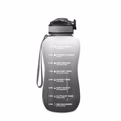 The Steel Bottle 8059304665387, 2200 ml, Utilisation quotidienne, Noir, Blanc, Tritan, 296 mm, 10,8 cm
