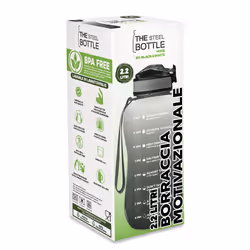 The Steel Bottle 8059304665387 gourde Utilisation quotidienne 2200 ml Tritan Noir, Blanc