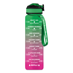 The Steel Bottle MWB1L1PG gourde Utilisation quotidienne 1000 ml Tritan Vert, Rose