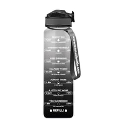 The Steel Bottle MWB1L2BW gourde Utilisation quotidienne 1000 ml Tritan Noir, Blanc