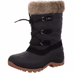 cmp nietos low femme botte de neige chaussures noir
