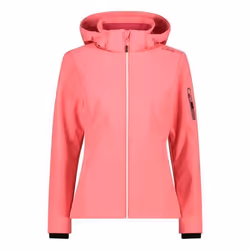 Veste Softshell CMP Femme - Gloss-Fuxia - Imperméable et Respirante - Randonnée Sports dhiver