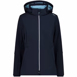 cmp femme veste à  fermeture éclair capuche bleu