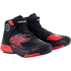 Alpinestars MM93 CR-X Drystar Chaussures de moto, noir-rouge, taille 47 48 pour Hommes