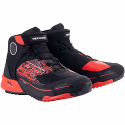 Alpinestars MM93 CR-X Drystar Chaussures de moto, noir-rouge, taille 47 48 pour Hommes