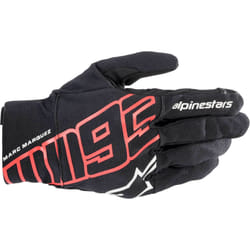 Alpinestars Aragon Gants de moto, noir-rouge, taille 3XL pour Hommes