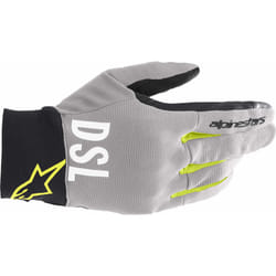 Alpinestars AS-DSL Shotaro Gants de moto, gris-jaune, taille M pour Hommes