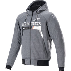 Alpinestars Chrome Ignition Veste textile de moto, noir-gris-blanc, taille L pour Hommes
